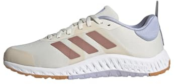 adidas Mujer Everyset Trainer Shoes, Chalk White/Warm Clay/Violet Tone, 39 1/3 EU