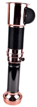 Gralara Tubo di scarico per barbecue estensibile per barbecue Accessori flessibili per resistenza al calore Negozio di carne arrosto Conveniente, Rosa E Nero