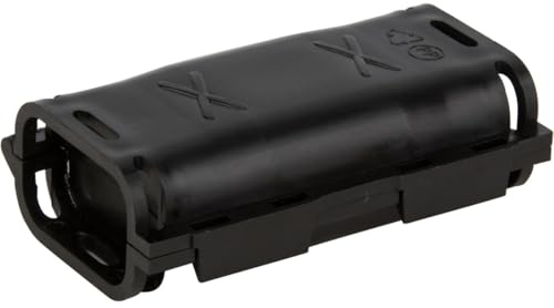 Zenitech, Scatola di giunzione con gel sigillante IPX7, nera, preriempita, 3 morsetti a vite da 1,5-2,5 mm², fascetta inclusa, per collegamenti elettrici impermeabili, prese, illuminazione, custodie