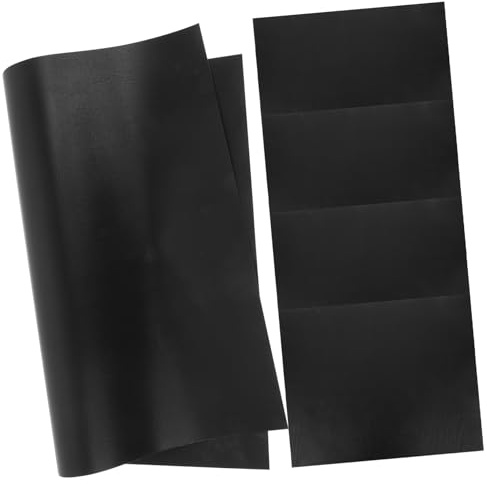 DECOMELODY 5 piezas Alfombrillas para Horno Reutilizables Tapetes de Antiadherentes Resistentes Altas Temperaturas Prácticos para Barbacoa Hornear Galletas Pizza y Asados