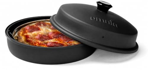 Omnia® Stovetop Pizza Oven – Portabel Pizzaugn för Husbil, Husvagn, Båt och Camping – Krispig Pizza på 8 Minuter