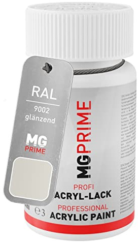 MG PRIME RAL 9002 Grauweiss/Grey white glänzend Lackstift 50 ml schnelltrocknend