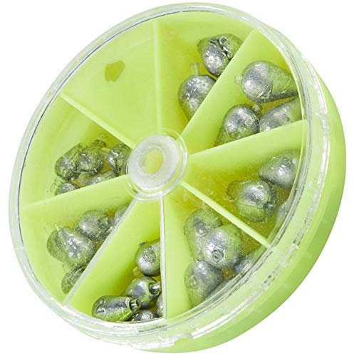 Balzer Tropfenblei Sortiment - 90g Laufbleie für Posenmontagen, Kugelbleie zum Austarieren von Angelposen, Angelbleie für Posen