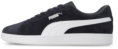 PUMA Unisex Smash 3.0 Sneaker, Parisian Night White Silver, 41 EU