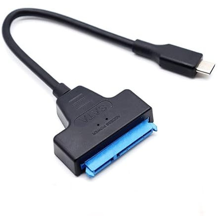 iTAP USB C to SATA 2.5 HDD/SSD Hard Drive Adapter - Fast Charging, 20cm SATA to USB C External Converter and Cable