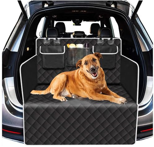 Kofferraumschutz Hund, für Audi A3 8Y Sportback 2020-2023 Kofferraumdecke mit Ladekantenschutz und Seitenschutz, Wasserabweisend Pflegeleicht