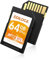Ediloca Scheda SD da 64GB EF2, fino a 100MB/s in Lettura, UHS-I, C10, U3, V30, video Full HD e 4K, scheda di memoria, scheda SD per fotocamera, indispensabile per fotografi professionisti