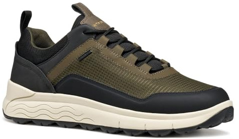 Geox U Spherica 4x4 B ABX, Scarpe da Ginnastica Uomo, Verde, 44 EU