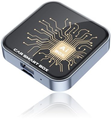 Denash 3-i-1 Trådlös -Adapter, Magic Ai Box-videospelare, Plug and Play Wireless Adapter Dongle för Bilar