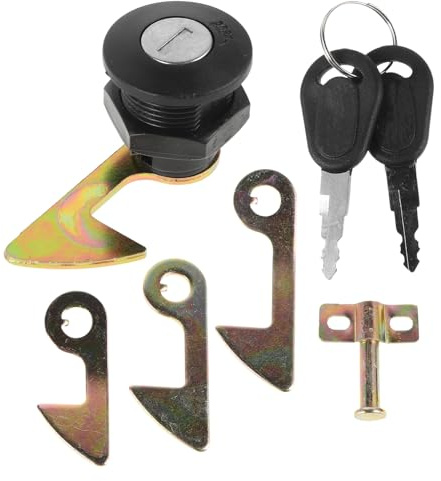 UKCOCO Cerradura Fácil para Eléctrico y Maletero Ciclomotor Scooter de Seguridad Aleación de Zinc, Instalación Mejorada para Maletero Trasero