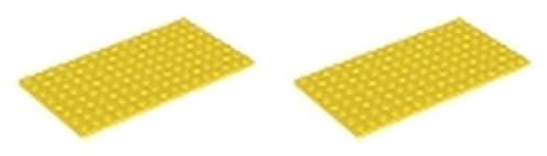LEGO Plate 8 x 16, Part 92438 (Yellow, 1, count)