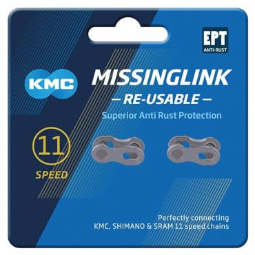 KMC Kettenverschlussglied Missinglink 11R EPT f. Ketten 5.65mm 11-Fach 2 STK. Silber