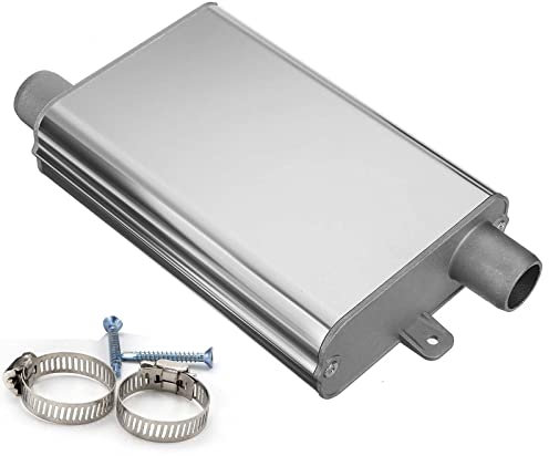 Silenziatore per tubo di scarico da 24 mm, Silenziatore del riscaldatore di parcheggio in acciaio inox, Terminale di Scarico Silenziatore per diesel Eberspacher/Webasto