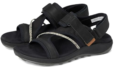 Merrell Women's Terran 4 Backstrap Sandal, Black, 9 UK