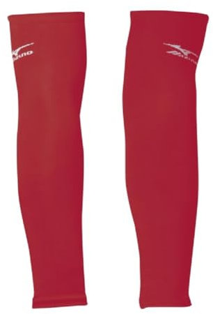 Mizuno Arm Sleeves Mangas de Brazo, Rosso, Talla única para Mujer