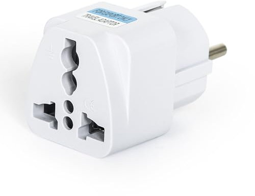 DewinLVD Adattatore Universale da Viaggio,Adattatore da Viaggio Globale, Spina Universale per Australia, Regno Unito, Stati Uniti, Cina, Giappone