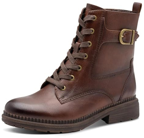 Jana Stivaletti da donna con fibbia vegani, Marrone (Cognac), 40 EU