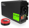 900W/2000W Reiner Sinus Wechselrichter 12V DC auf 220V/230V AC LED Display Dual 5V/3.4A USB-Anschlüsse, geeignet für Camping, Wohnmobil, LKW (900W)