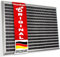 Floordirekt Fussabtreter Aussenbereich „Spectral“ für innen & außen - rostfrei & wetterfest - Haustür Fußabtreter - Türmatte Eingangsmatte (Bürste. 68 x 98 cm)