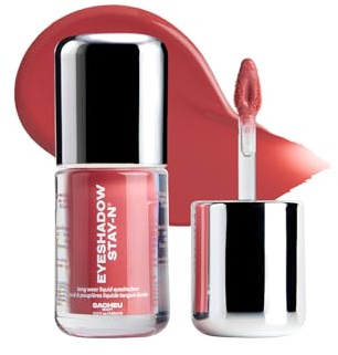 Sacheu Liquid Eyeshadow STAY-N Longwear Eye Makeup — Buildable Highly Pigmented & Blendable Eye Shadow Cream in Matte & Shimmer Finishes (Girly POP)