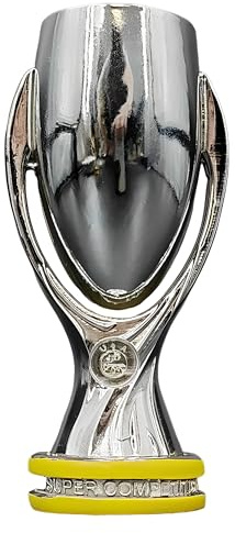 MIAOWR Mini Trofeo della Super Coppa Europea Altezza 16 Cm Souvenir del League di Calcio Regali per I Tifosi