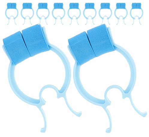 YARNOW 15 Pezzi di Clip nasali per Nuoto per Adulti, Tappi nasali per Sport Acquatici, Accessori per Esercizi di respirazione, Snorkeling Sicuro, Piscina e Allenamento Blu