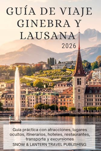 GUÍA DE VIAJE GINEBRA Y LAUSANA 2026: Guía práctica con atracciones, lugares ocultos, itinerarios, hoteles, restaurantes, transporte y excursiones