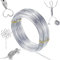 SUGUERU® Alambre de Aluminio Manualidades-1m X 28mm, Joyeria,Maquina Tricotin,Alambre Manualidad Flexible Para Esculturas, Joyas,Modelado de Esqueleto,Abalorios,Hacer Guirnalda (1mm x 28m-Plata)