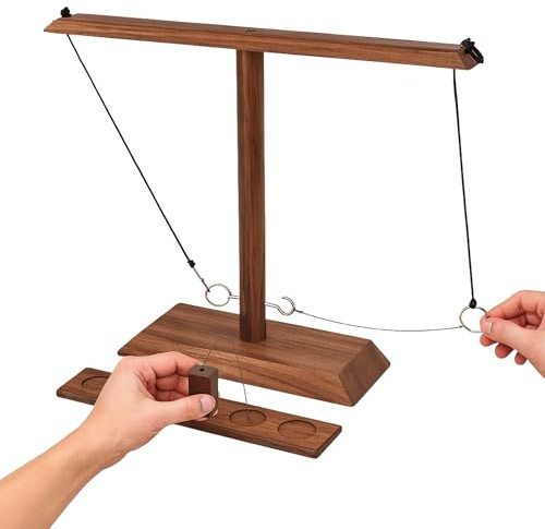 Haken- und Ring-Spielset – 2 Spieler Tabletop & Outdoor Yard Games (Hook n Ring)