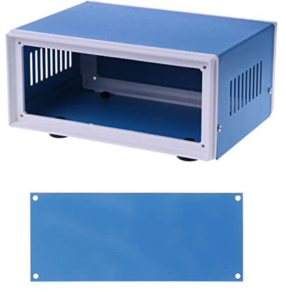 Scatola di derivazione in metallo, alloggiamento di alimentazione elettronico, per alloggiamento fai da te, scatola elettrica rettangolare, montata su superficie, antipolvere, scatola di derivazione