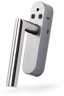 CIRCLE S8 Fenstergriff Premium, Alarm Griff mit Fenstersensor für Smart Home Überwachung und Energie, Sicherheit und Komfort Funktionen, Tuya kompatibel, steuerbar mit Smart Life App (Weiß)
