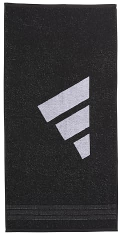 adidas Mixte Performance Towel Small Towel, Black/White, One Size