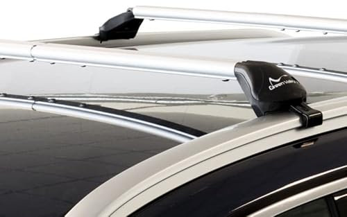 Barre Portatutto Universali Green Valley Railing 100-130 cm, Omologazione TUV, Portata 100 Kg, 4 Serrature a Chiave, Adatte per Box Tetto Auto, Portapacchi, Baule Auto Tetto, Porta Pacchi Auto