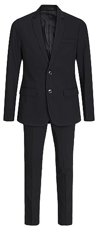 JACK & JONES Jprsolar Suit Noos Jnr - Traje para Hombre (2 Unidades), Negro, (170) EU