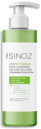 Sebum Face Cleansing Gel,400 ml Für ölige Mischhaut
