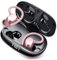 Tukio Bluetooth Kopfhörer Sport, Kabellos Bluetooth 5.3, 80Std Spielzeit mit Tiefer Bass, In Ear Kopfhörer mit 4 ENC Lärmreduzierung Mic, IP7 Wasserdicht Ohrhörer mit Ohrhaken