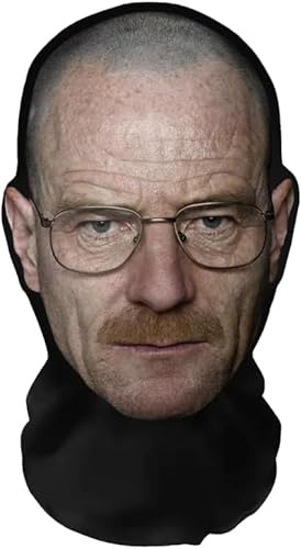Palmer Tech Walter Sheisty Masque de ski – Mr White – Cagoule humoristique de célébrité – Brian Cranston