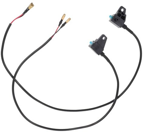 HORIALENCE 1Paar Bremslichtschalter Wasserdichter Off Schalter mit Kabel für Vorder und Hinterradbremsen Austausch für Bremslichtschalter für Verschiedene Motorräder