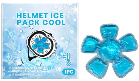 Head Ice Pack, Ice Pack Hat, Cooling Cap Migraine, Easy to Store in Freezer Or Travel Bag, Full-Head Wraparound Design, 17.5x16.5cm/6.89x6.5 Inches, for Headache, Hangover