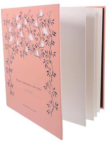 Operitacx Album für Gepresste Blumen Pflanzenproben Loseblatt Aufbewahrungsalbum aus Papier Langlebig mit Entnehmbaren Seiten Scrapbook für Getrocknete Pflanzen Dekoratives Herbarium