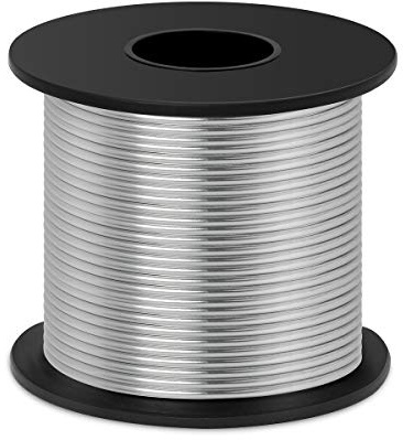Aluminum Craft Wire, Silver Aluminum Wire for Crafting Wire Soft DIY Metal Craft Art Wire (2 mm x 29 m, Silver)