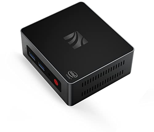 KUYiA Mini PC Desktop dator Windows10 Business Gaming Home Office 8 GB RAM128G SSDCeleronJ4125 upp till 2,7 GHz-processor stöder 4K HDMI Dual WiFi 2,4 G 5,8 G Ethernet 1000 M USB 3.0X4 BT4.0