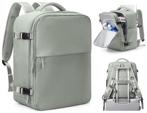 SZLX Handgepäck für Ryanair Handgepäck Rucksack Easyjet 45x36x20 für Flugzeug Reiserucksack Unter Sitz Handgepäck Tasche für Weekender Kurze Tirp 14-Zoll-Laptop Rucksack für Herren und Damen