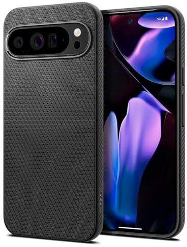 Spigen Liquid Air Hülle Kompatibel mit Google Pixel 9 Pro XL [Made for Google] -Schwarz