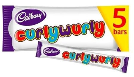 3 x Curly Wurly Chocolate Bar 5 Pack 107.5g Delicious Tasty And Twisty Treat Gift Hamper For Birthday,Christmas