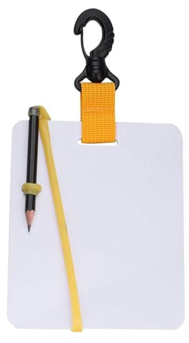 Leopacat Tableau Écriture sous-Marine, Ardoise Étanche Réutilisable avec Clip | Ardoise éTanche RéUtilisable Avec Crayon Et Clip IdéAl Pour PlongéE, Natation Et Sports Nautiques, éCriture Claire