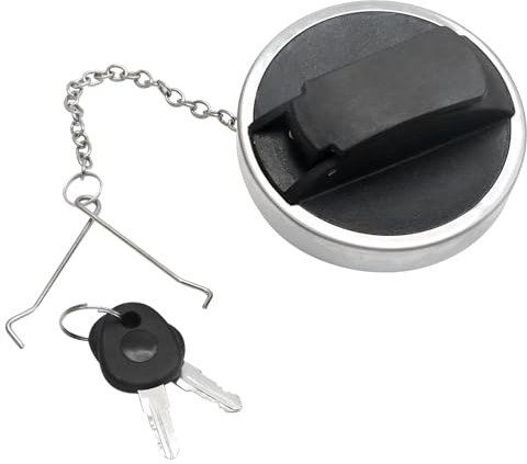 Ollanoos Locking Fuel Cap with Keys Lockable Fuel Tank Cap Fuel Tank Caps 1481301 1432187 1402004 Replacement for Scania Trucks 4 5 6 Series P Series R