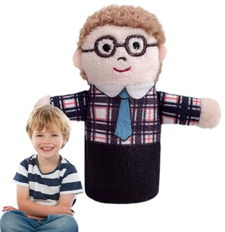 Plysch Finger Puppets, Plysh Finger Puppets Mjuk hudvänlig Djurset med