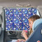 Aufisi Sonnenschutz Auto Baby 2 Stück- 63x49 cm Sonnenblende Auto Seitenscheibe mit 2 Saugnäpfen, Geeignet für Familienreisen, Muster 2