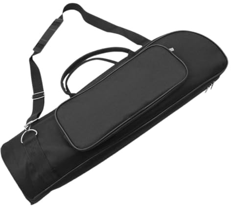 Mipcase Bolsa Trompeta de Oxford con Compartimentos y Correa Estuche Portátil para Instrumentos de Viento Protección Segura para Jóvenes Músicos